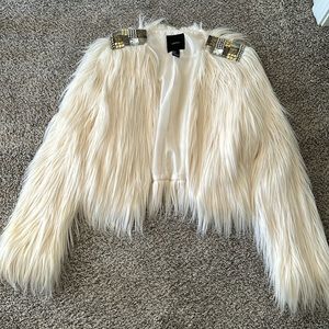 Faux fur jacket